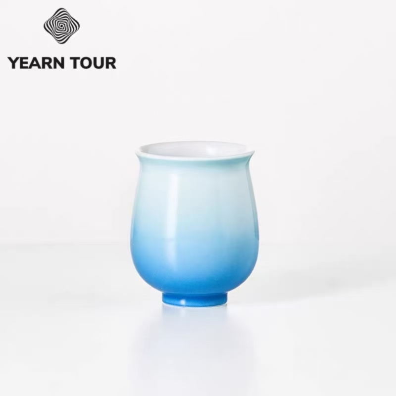 艺途彩釉雀灵杯 晴空蓝110ml