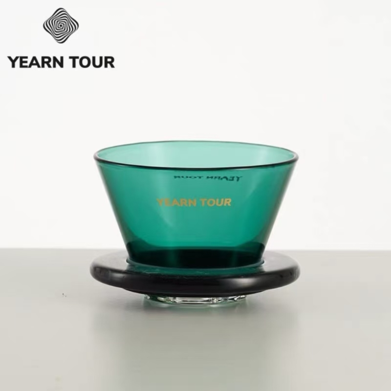 中子星玻璃滤杯 湖绿